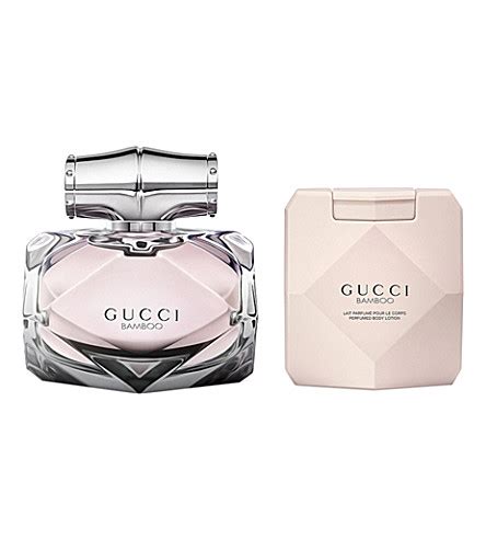 gucci mens fragrance gift sets|gucci bamboo gift set 75ml.